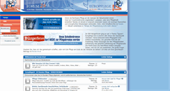 Desktop Screenshot of forum.europflege.at