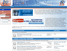 Tablet Screenshot of forum.europflege.at